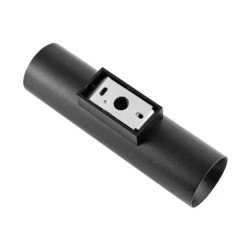 Aplique de pared CAN, negro, 2 luces, altura 22 cm, metal, GU10