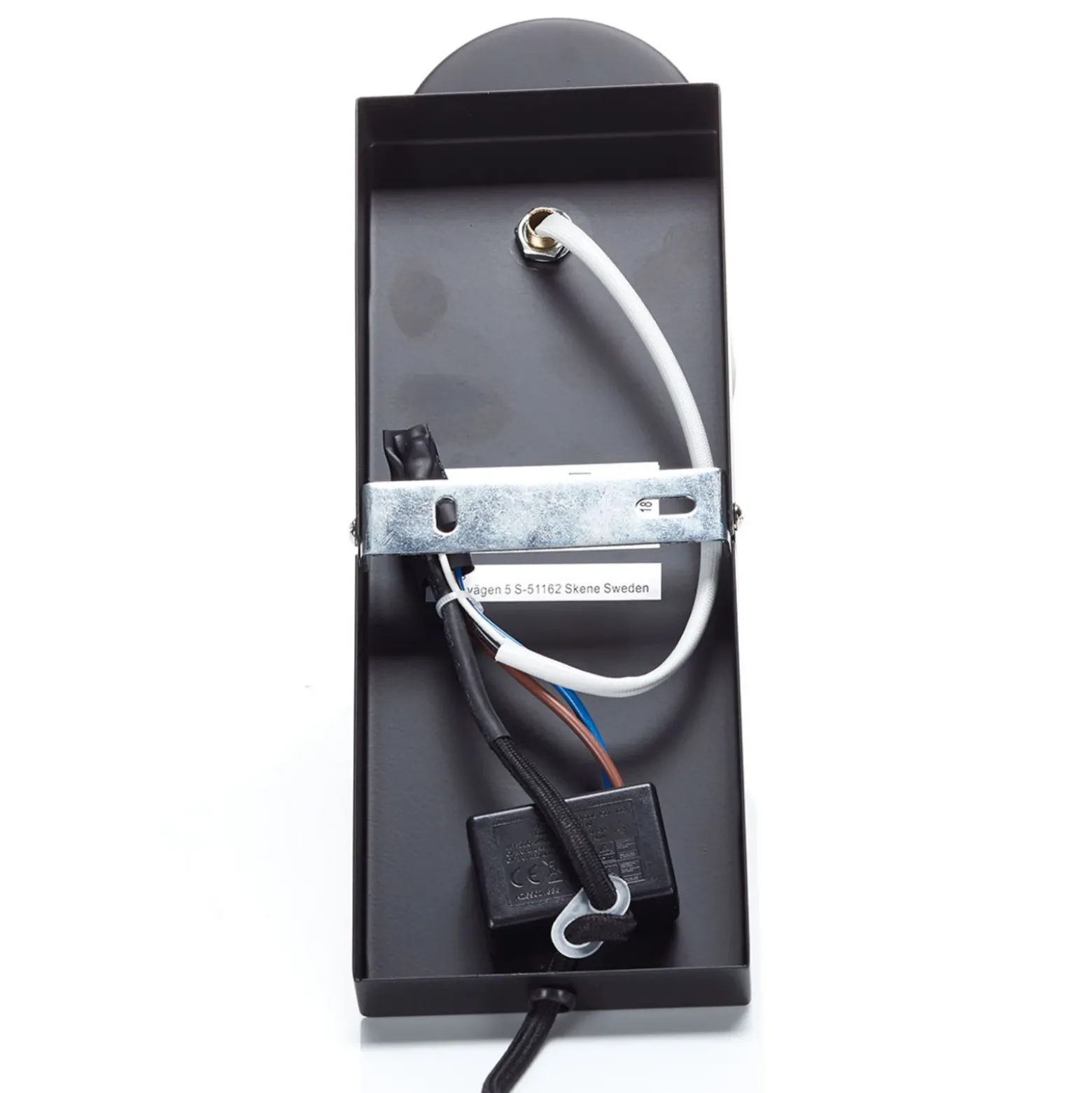 Aplique de pared Carrie atenuable con cable y enchufe