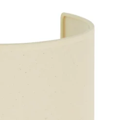 Aplique de pared Celine, beige, tela, E27