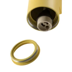 Aplique de pared Cerro, amarillo, acero, Ø 6 cm, arriba/abajo