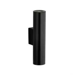 Aplique de pared Cerro, antracita, acero, Ø 6 cm, arriba/abajo