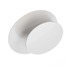 Aplique de pared Circle en forma redonda, blanco
