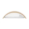 Aplique de pared Cleo D1DR410, madera de roble, 41 cm de largo, E27