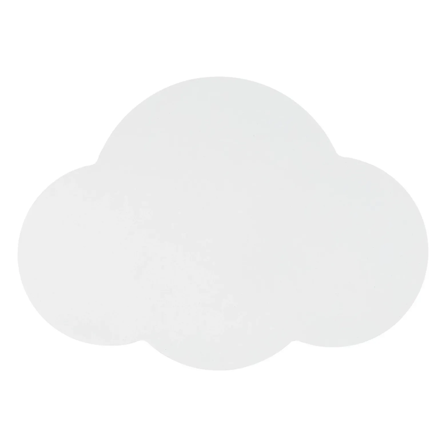 Aplique de pared Cloud, blanco, acero, luz indirecta, 38 x 27 cm