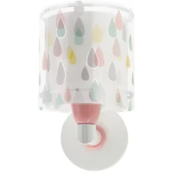 Aplique de pared Color Rain de Dalber con cable y enchufe