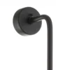 Aplique de pared 997 con enchufe, de 1 luz, negro