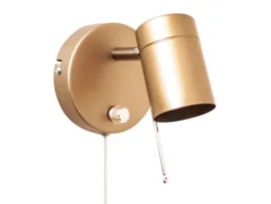 Aplique de pared Correct de By Rydéns, color dorado, metal, GU10