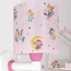 Aplique de pared Dalber Fairy Dreams con enchufe, multicolor, E27