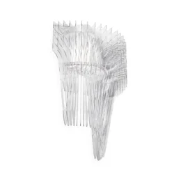 Aplique de pared de diseño Slamp Aria, transparente