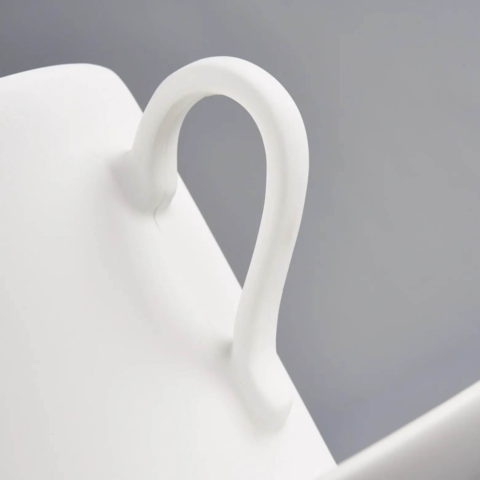 Aplique de pared de escayola pintable Pocillo