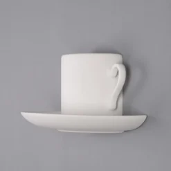Aplique de pared de escayola pintable Pocillo
