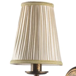 Aplique de pared Delia, color bronce, 1 luz, ancho 15 cm