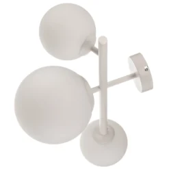 Aplique de pared Dione, 3 luces, blanco