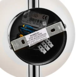 Aplique de pared Dione, 3 luces, cromado