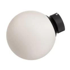 Aplique de pared Dione, soporte de pared negro