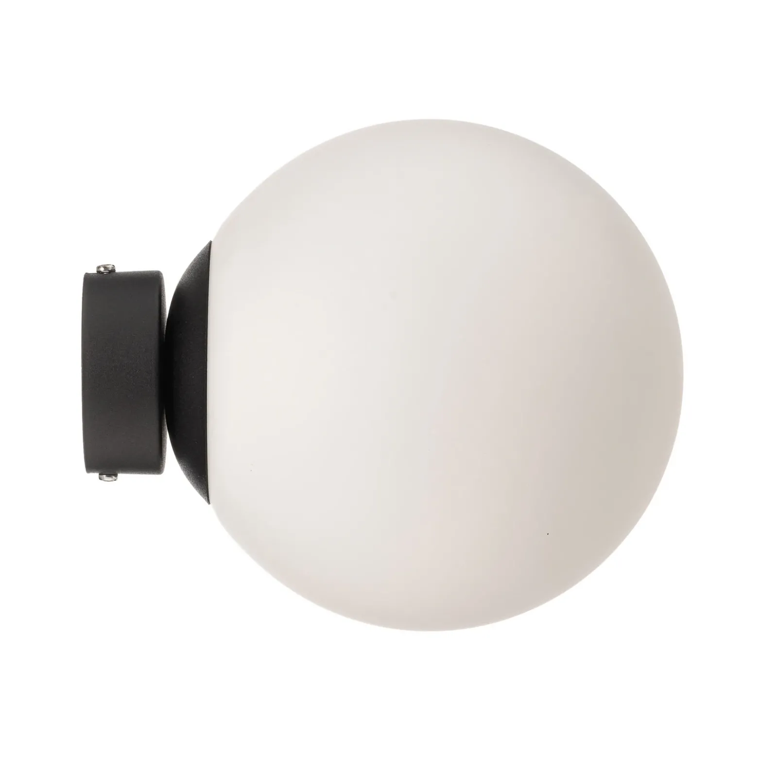 Aplique de pared Dione, soporte de pared negro