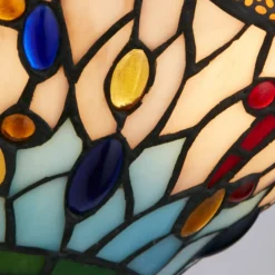 Aplique de pared Dragonfly estilo Tiffany