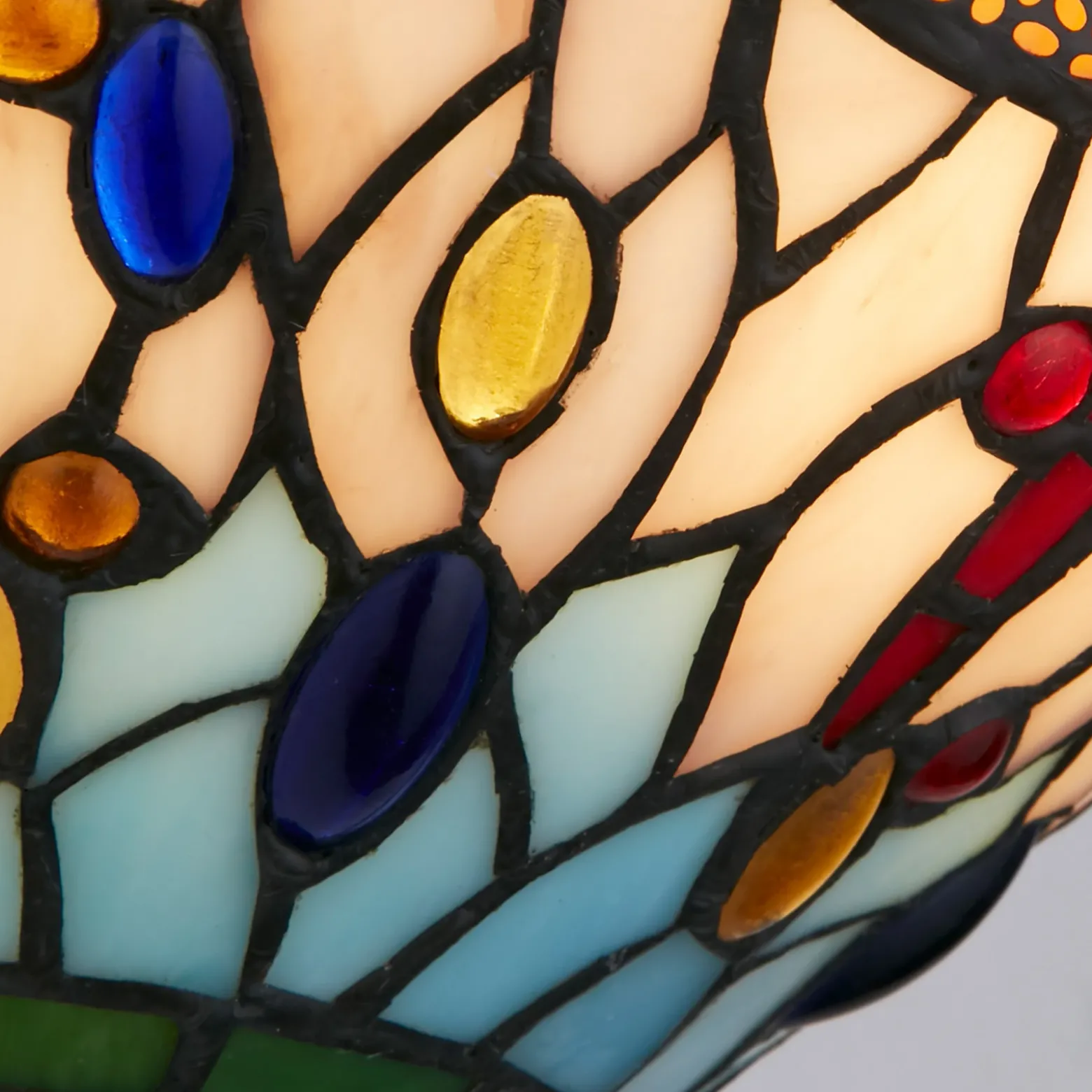 Aplique de pared Dragonfly estilo Tiffany