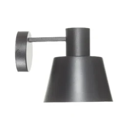 Aplique de pared Dunka de metal, 1 luz, negro