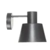 Aplique de pared Dunka de metal, 1 luz, negro