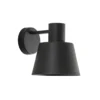 Aplique de pared Dunka, verde oliva, 1 luz, acero, altura 17 cm