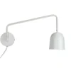 Aplique de pared Dyberg Larsen Manchester, blanca, saliente 45 cm