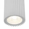 Aplique de pared DYNAMICS, blanca, altura 23 cm, metal, arriba/abajo