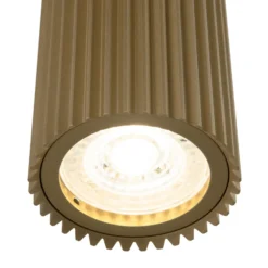 Aplique de Pared DYNAMICS, color dorado, altura 23 cm, metal arriba/abajo