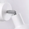 Aplique de pared Elba, blanco, metal, Ø 19 cm, E27