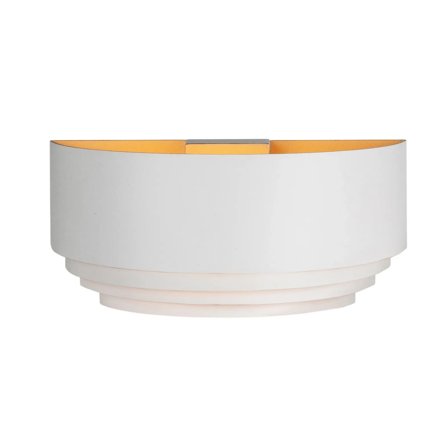 Aplique de pared Elena, blanco, ancho 30 cm, aluminio, E14
