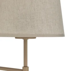 Aplique de pared Elizabeth, color arena/beige, de lino, 39 cm de altura, E27