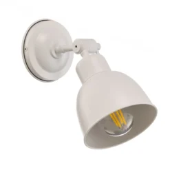 Aplique de pared Emoti, 1 luz, blanco