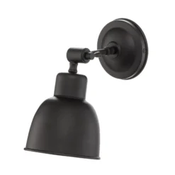 Aplique de pared Emoti, 1 luz, negro