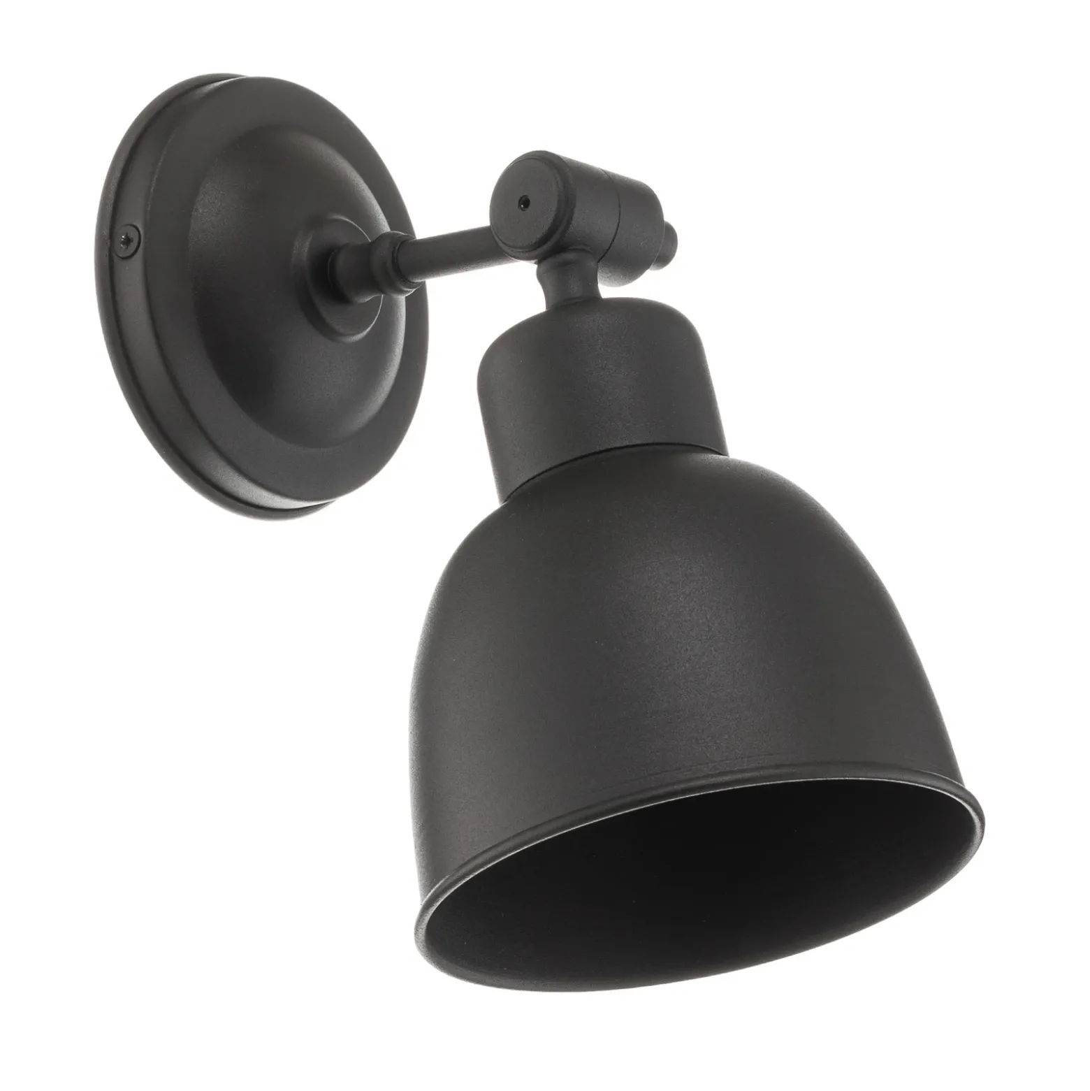 Aplique de pared Emoti, 1 luz, negro