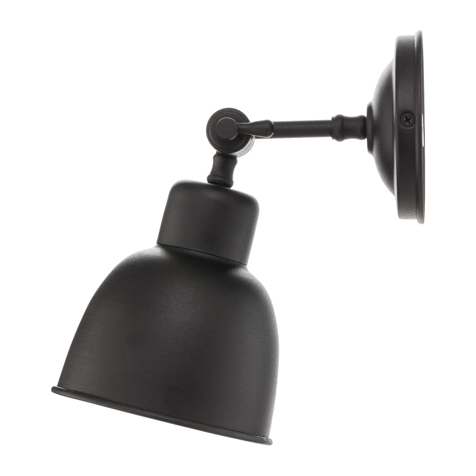 Aplique de pared Emoti, 1 luz, negro