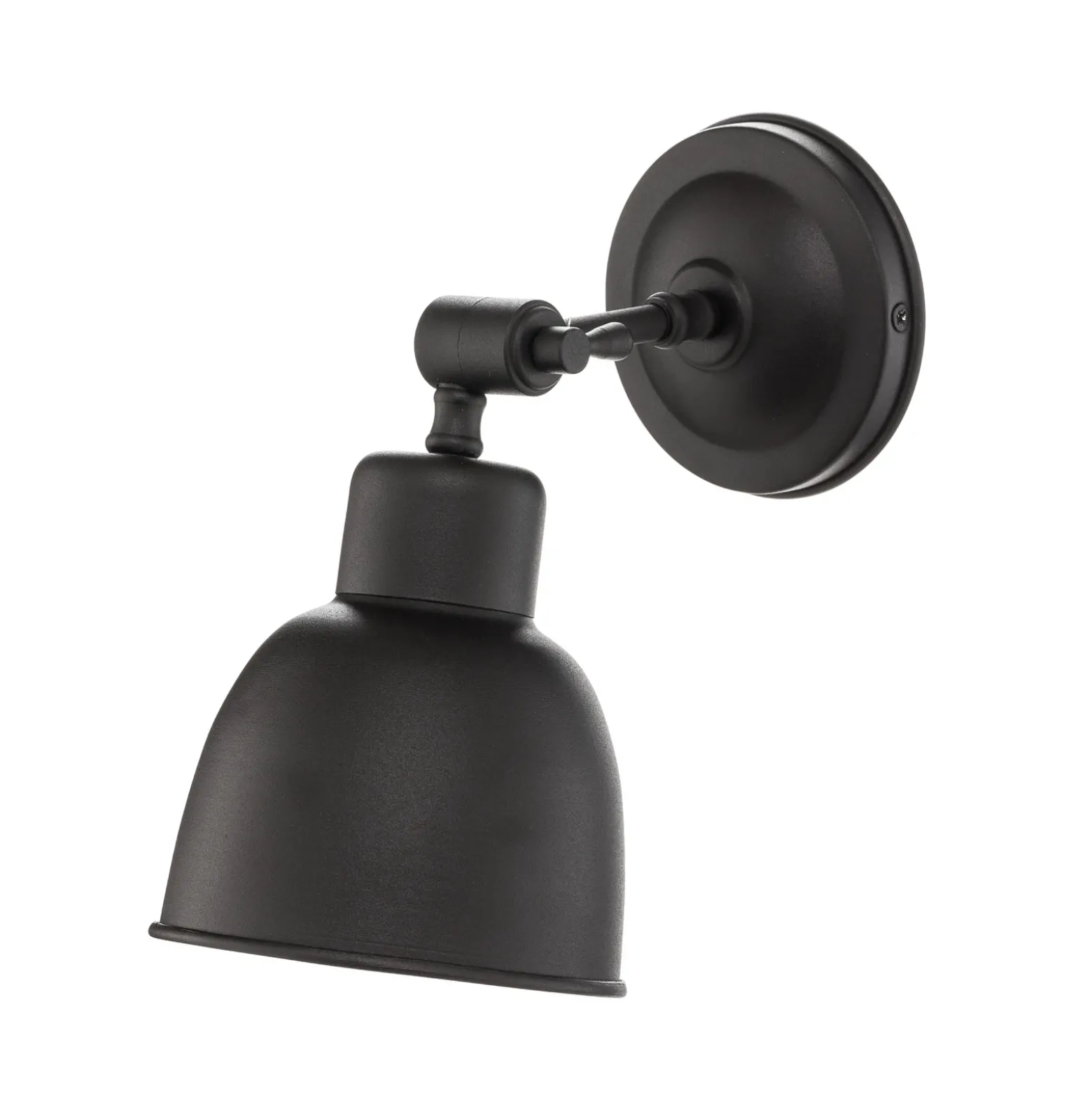 Aplique de pared Emoti, 1 luz, negro