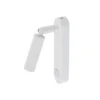Aplique de pared Enzo Long, blanco, metal, 22 cm, regulable, G9