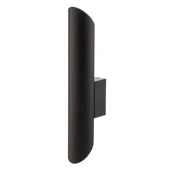 Aplique de pared Eye Cut, negro