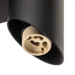 Aplique de pared Eye Cut, negro