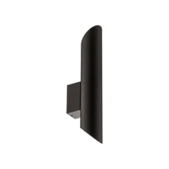 Aplique de pared Eye Cut, negro