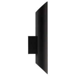 Aplique de pared Eye Cut, negro