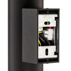 Aplique de pared Eye Cut, negro