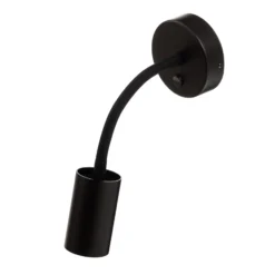 Aplique de pared Eye Flex S, negro
