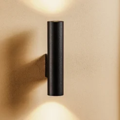Aplique de pared Eye, negro