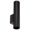 Aplique de pared Eye, negro