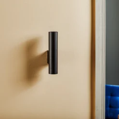 Aplique de pared Eye, negro