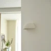 Aplique de pared Felia de Lindby, blanco, yeso, 24 cm, E14