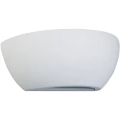 Aplique de pared Felia de Lindby, blanco, yeso, 24 cm, E14