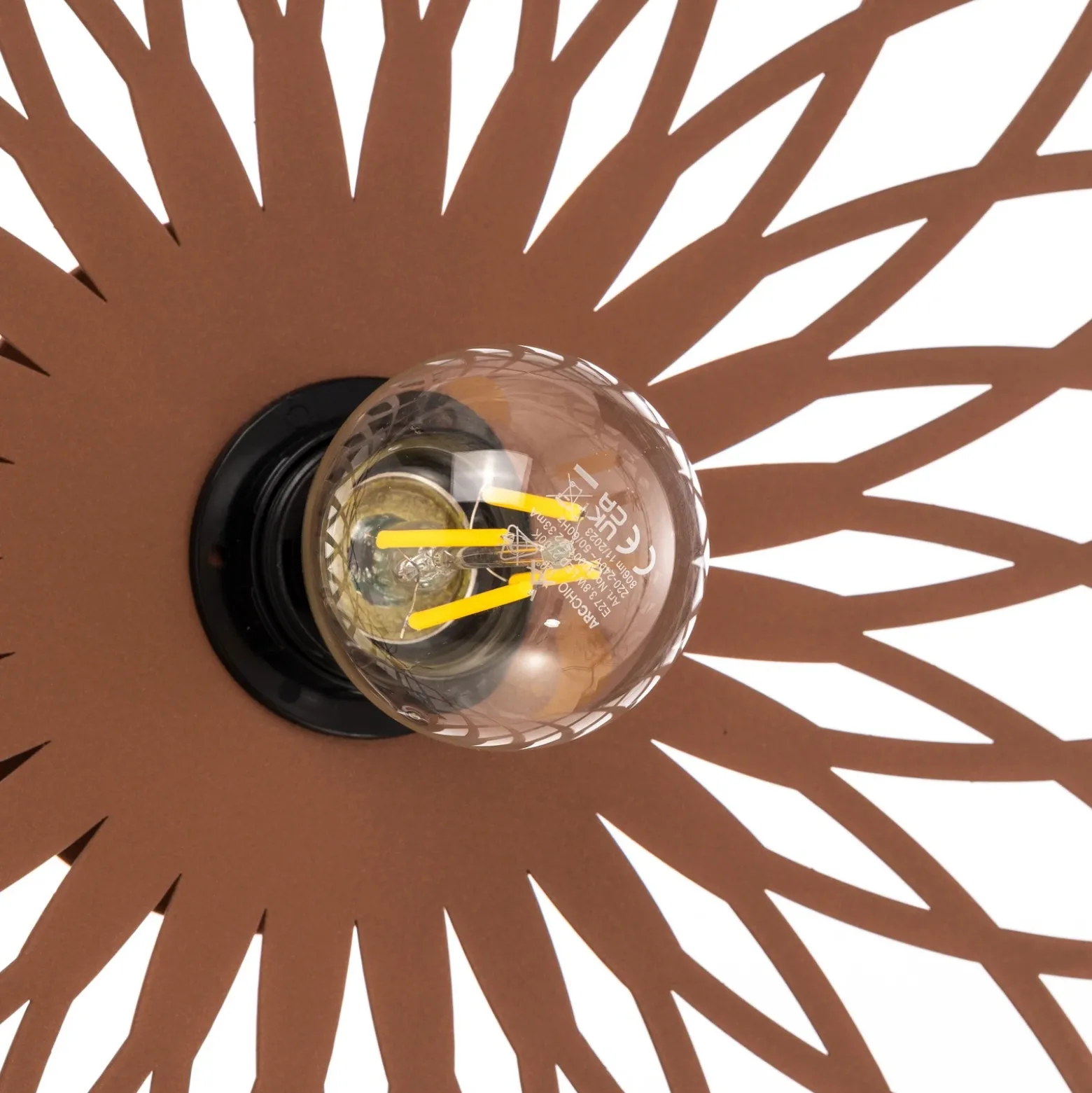 Aplique de pared Fellini MR-988 agujero Ø50cm cobre