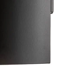 Aplique de pared Fold con pantalla curvada en negro